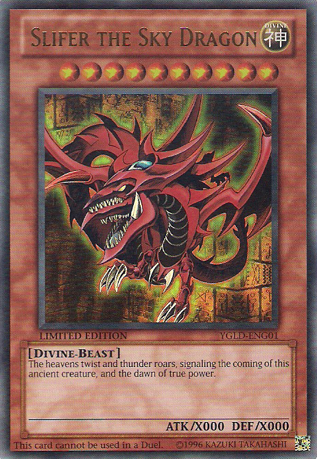 Slifer the Sky Dragon [YGLD-ENG01] Ultra Rare | Shuffle n Cut Hobbies & Games
