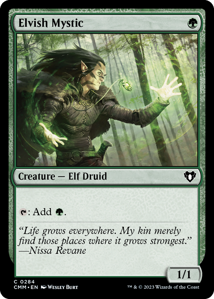 Elvish Mystic [Commander Masters] | Shuffle n Cut Hobbies & Games