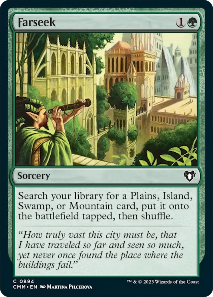 Farseek [Commander Masters] | Shuffle n Cut Hobbies & Games