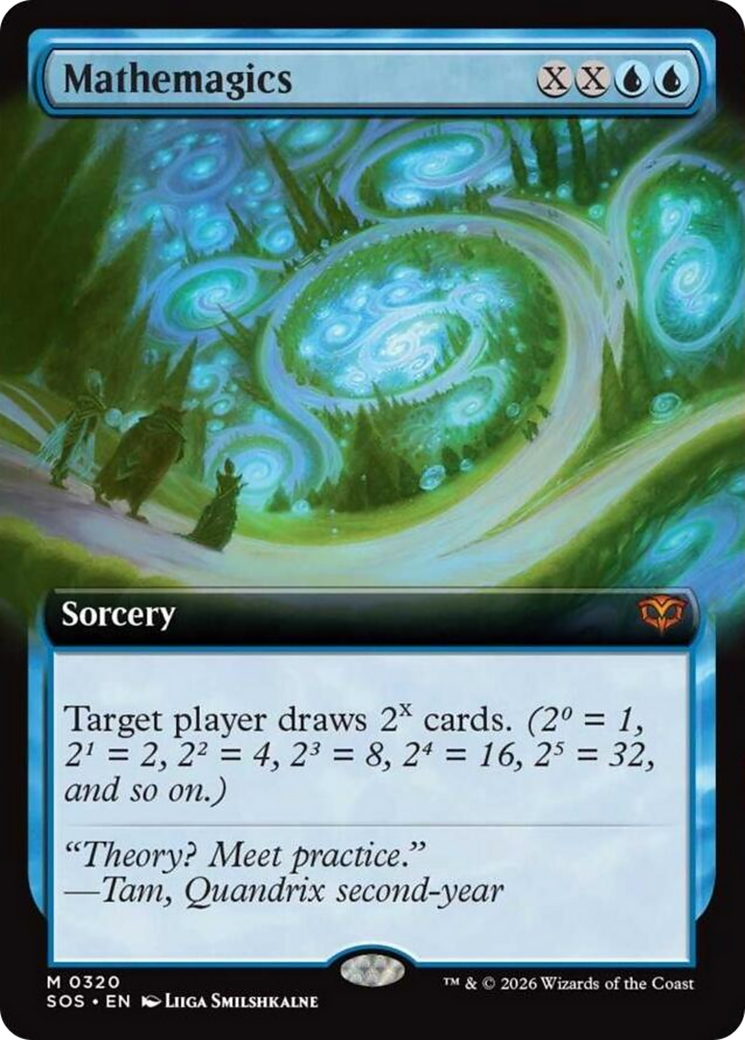 Mathemagics (Extended Art) [Secrets of Strixhaven] | Shuffle n Cut Hobbies & Games