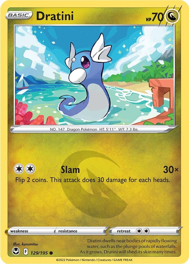 Dratini (129/195) [Sword & Shield: Silver Tempest] | Shuffle n Cut Hobbies & Games