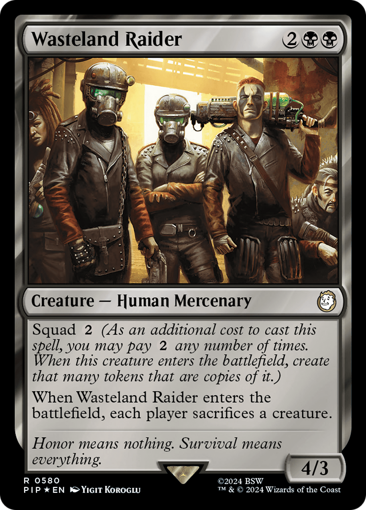 Wasteland Raider (Surge Foil) [Fallout] | Shuffle n Cut Hobbies & Games