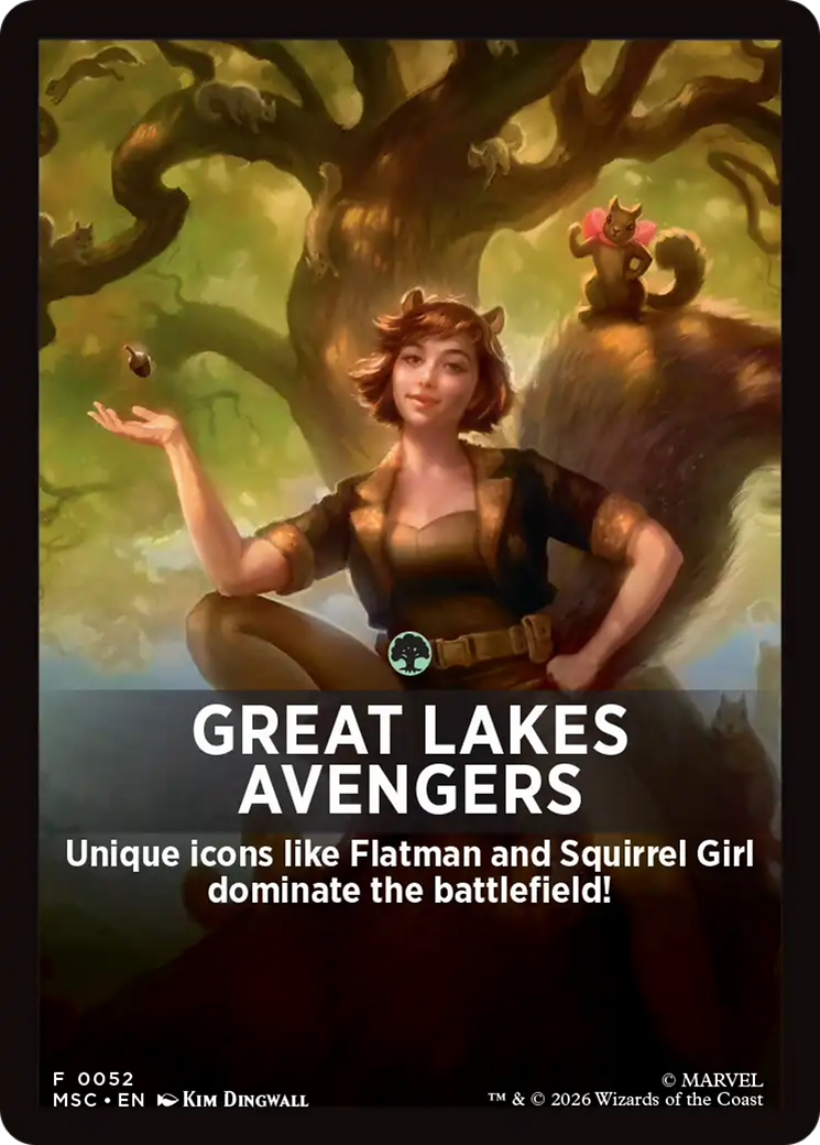 Great Lakes Avengers Theme Card [Marvel Super Heroes Commander] | Shuffle n Cut Hobbies & Games