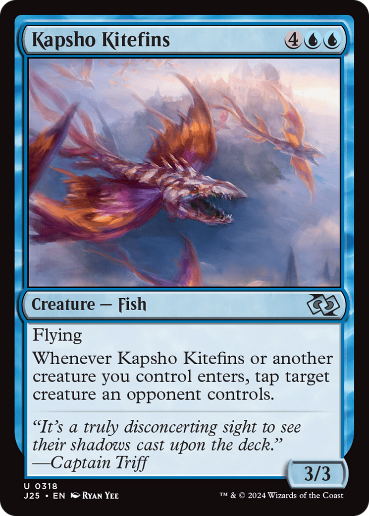 Kapsho Kitefins [Foundations Jumpstart] | Shuffle n Cut Hobbies & Games