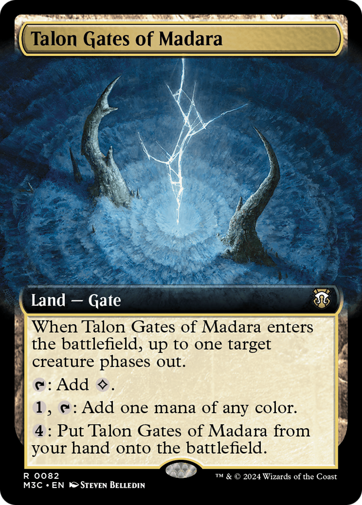 Talon Gates of Madara (Extended Art) (Ripple Foil) [Modern Horizons 3 Commander] | Shuffle n Cut Hobbies & Games