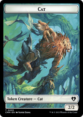 Treasure // Cat (0005) Double-Sided Token [Commander Masters Tokens] | Shuffle n Cut Hobbies & Games