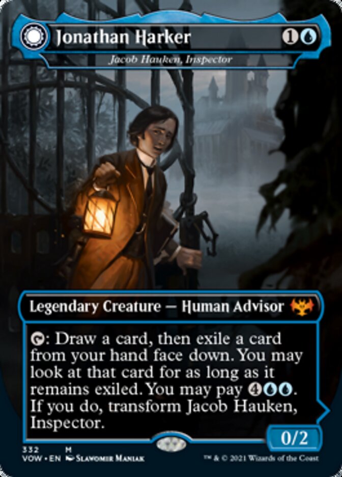 Jacob Hauken, Inspector // Hauken's Insight - Jonathan Harker // Harker's Obsessive Inquiry [Innistrad: Crimson Vow] | Shuffle n Cut Hobbies & Games