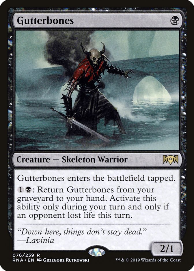 Gutterbones [Ravnica Allegiance] | Shuffle n Cut Hobbies & Games