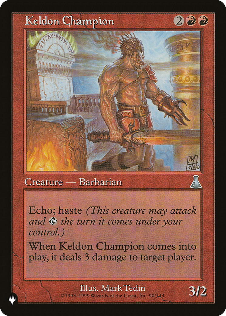 Keldon Champion [The List] | Shuffle n Cut Hobbies & Games
