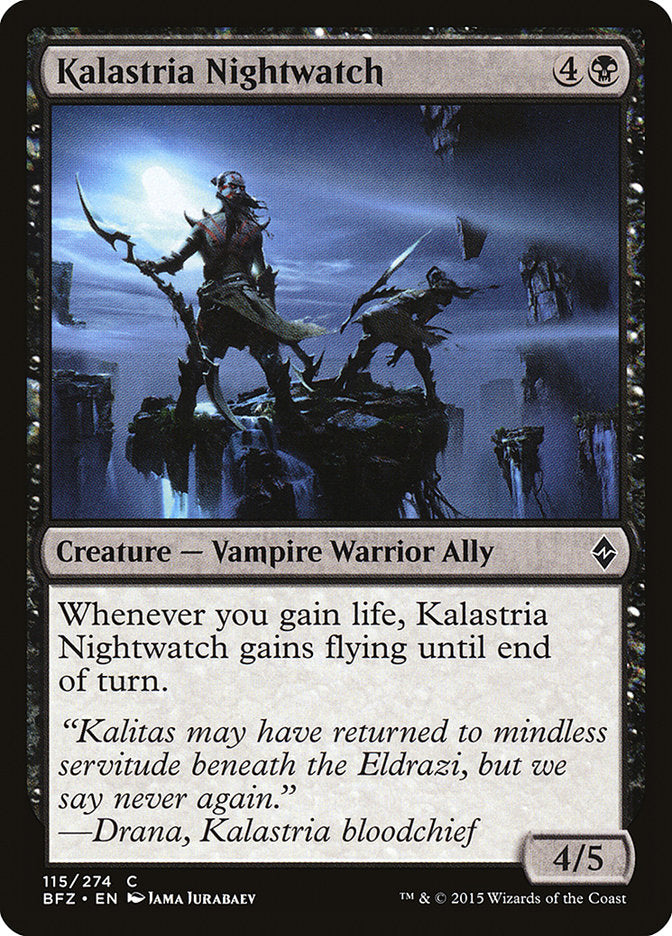 Kalastria Nightwatch [Battle for Zendikar] | Shuffle n Cut Hobbies & Games