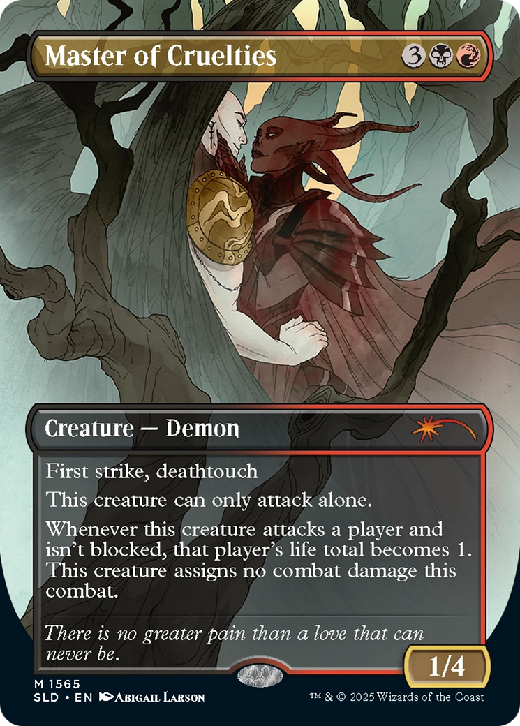 Master of Cruelties (Rainbow Foil) [Secret Lair Drop Series] | Shuffle n Cut Hobbies & Games