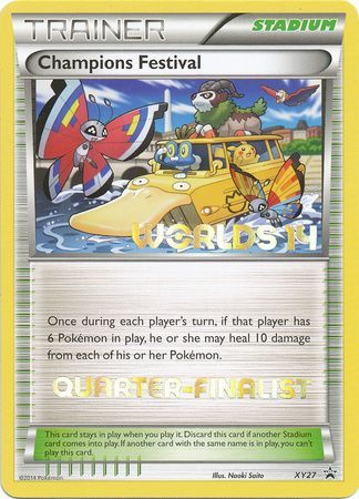 Champions Festival (XY27) (2014 Quarter Finalist) [XY: Black Star Promos] | Shuffle n Cut Hobbies & Games