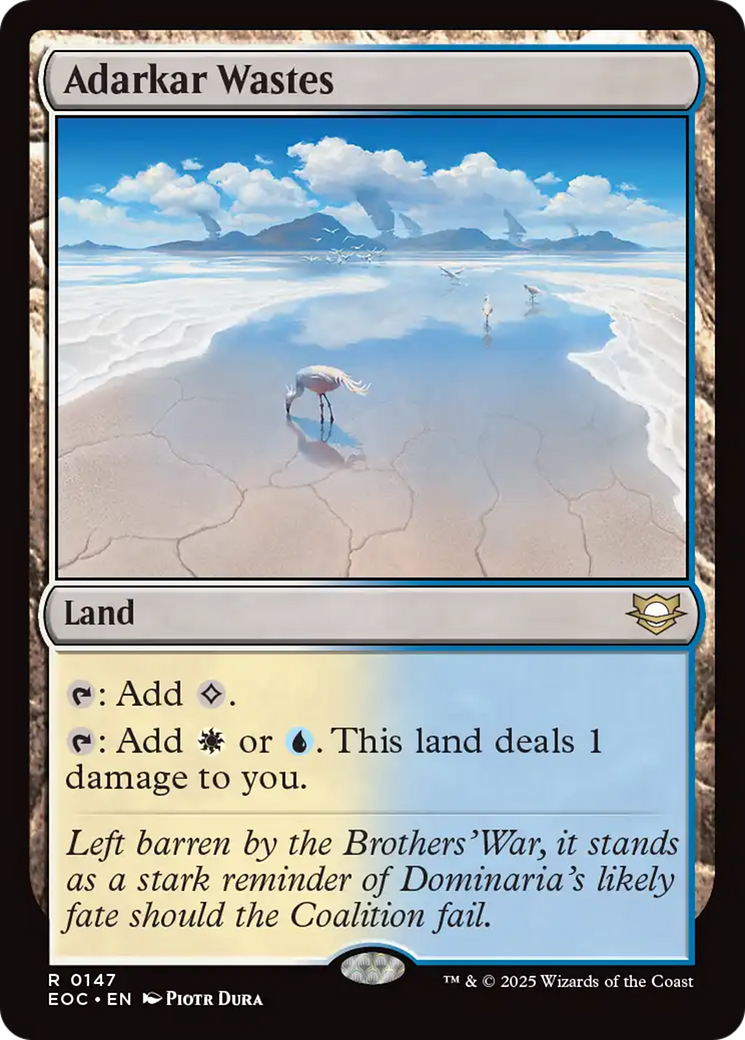 Adarkar Wastes [Edge of Eternities Commander] | Shuffle n Cut Hobbies & Games