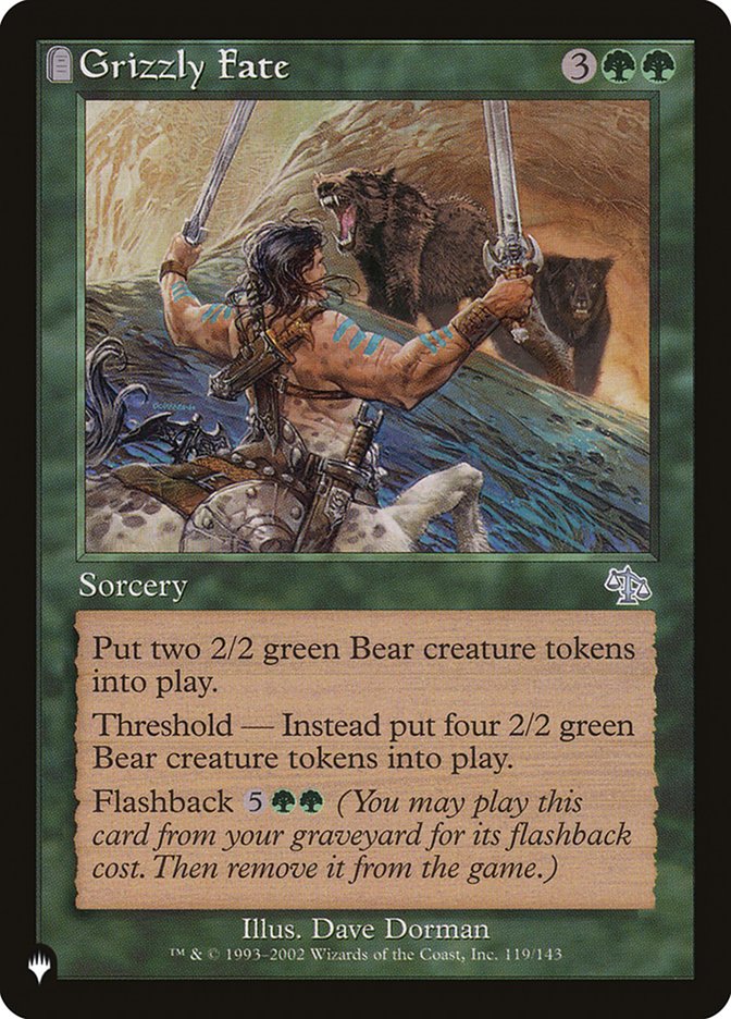 Grizzly Fate [The List] | Shuffle n Cut Hobbies & Games