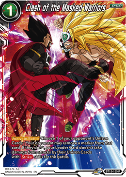 Clash of the Masked Warriors (Rare) (BT13-150) [Supreme Rivalry] | Shuffle n Cut Hobbies & Games
