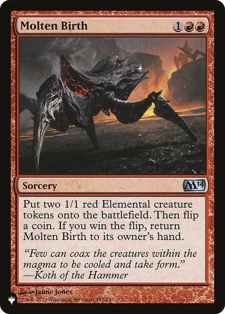 Molten Birth [The List] | Shuffle n Cut Hobbies & Games