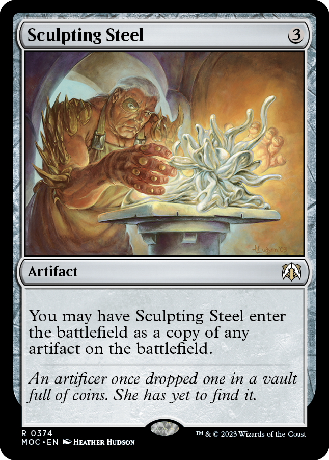 Sculpting Steel [March of the Machine Commander] | Shuffle n Cut Hobbies & Games