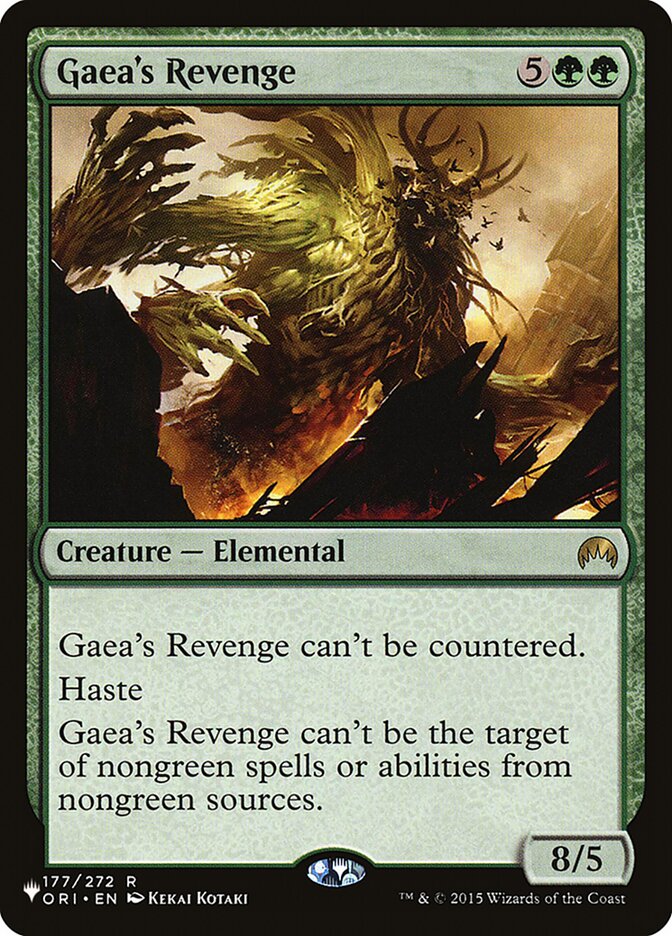 Gaea's Revenge [The List] | Shuffle n Cut Hobbies & Games