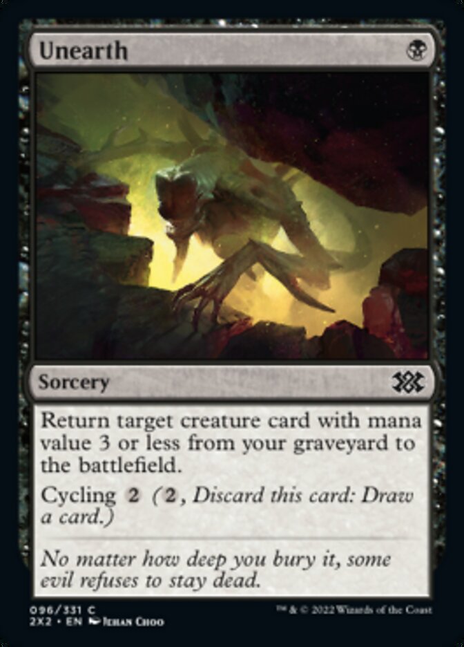 Unearth [Double Masters 2022] | Shuffle n Cut Hobbies & Games