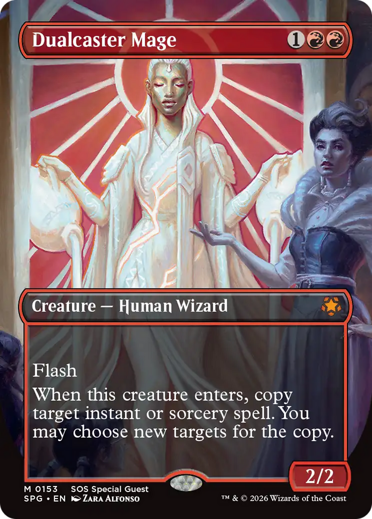 Dualcaster Mage (Borderless) [Secrets of Strixhaven Special Guests] | Shuffle n Cut Hobbies & Games
