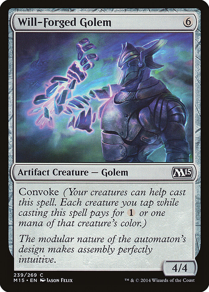 Will-Forged Golem [Magic 2015] | Shuffle n Cut Hobbies & Games