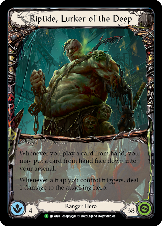 Riptide, Lurker of the Deep [HER078] (Promo)  Cold Foil | Shuffle n Cut Hobbies & Games