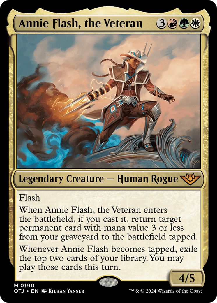 Annie Flash, the Veteran [Outlaws of Thunder Junction] | Shuffle n Cut Hobbies & Games