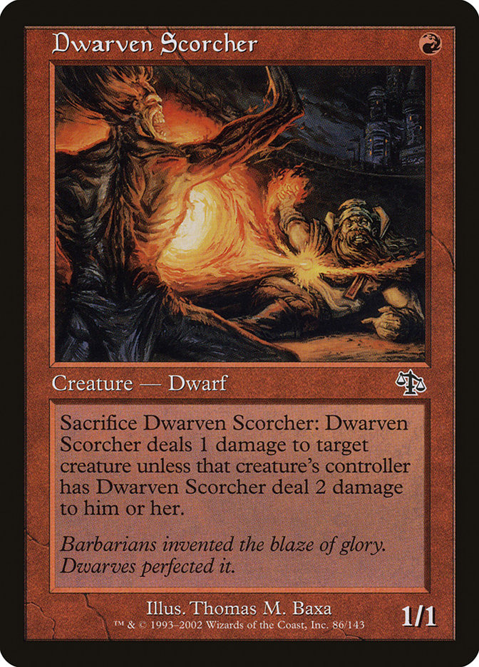 Dwarven Scorcher [Judgment] | Shuffle n Cut Hobbies & Games