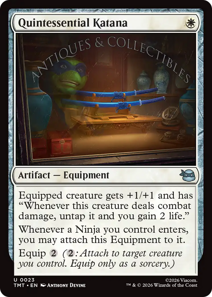 Quintessential Katana [Teenage Mutant Ninja Turtles] | Shuffle n Cut Hobbies & Games