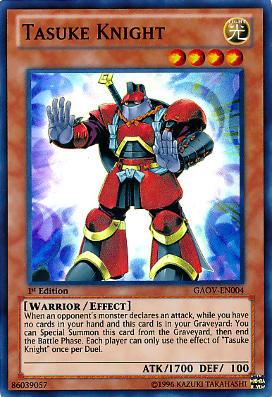 Tasuke Knight [GAOV-EN004] Super Rare | Shuffle n Cut Hobbies & Games