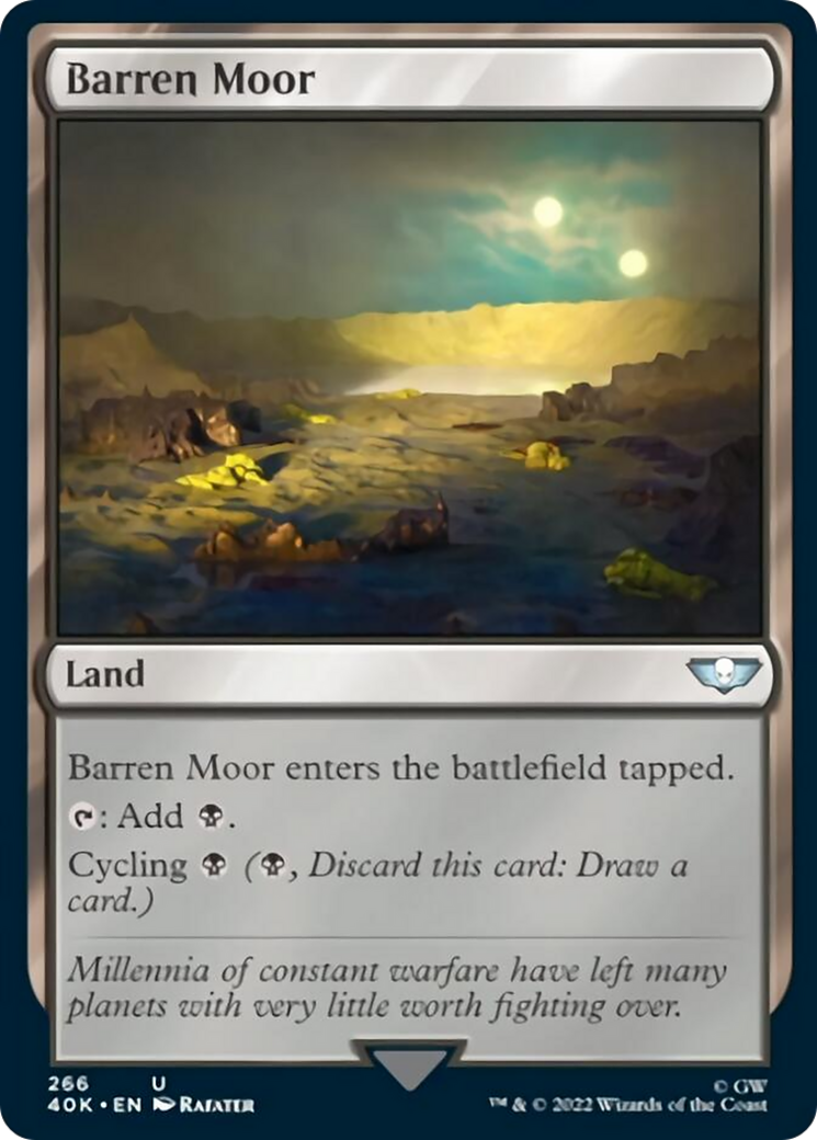 Barren Moor (Surge Foil) [Warhammer 40,000] | Shuffle n Cut Hobbies & Games