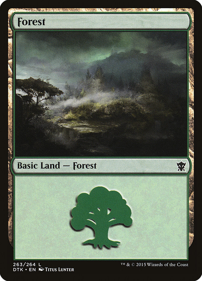 Forest (263) [Dragons of Tarkir] | Shuffle n Cut Hobbies & Games