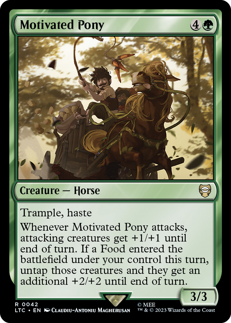 Motivated Pony [The Lord of the Rings: Tales of Middle-Earth Commander] | Shuffle n Cut Hobbies & Games
