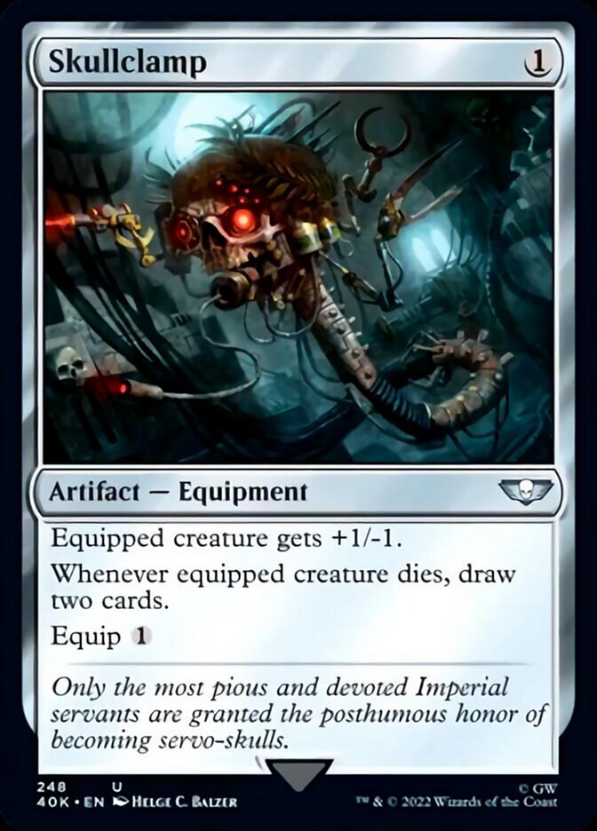 Skullclamp (Surge Foil) [Warhammer 40,000] | Shuffle n Cut Hobbies & Games