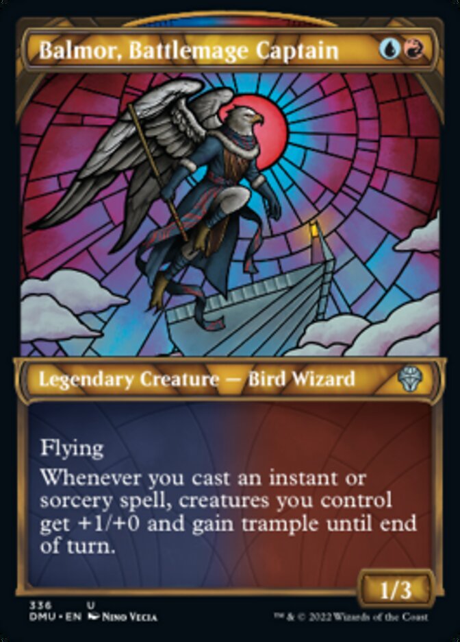Balmor, Battlemage Captain (Showcase Textured) [Dominaria United] | Shuffle n Cut Hobbies & Games