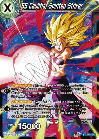 SS Caulifla, Spirited Striker (BT15-034) [Saiyan Showdown] | Shuffle n Cut Hobbies & Games
