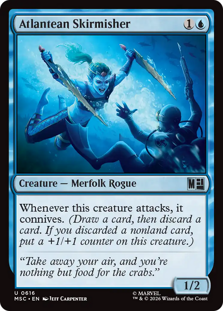 Atlantean Skirmisher [Marvel Super Heroes Commander] | Shuffle n Cut Hobbies & Games
