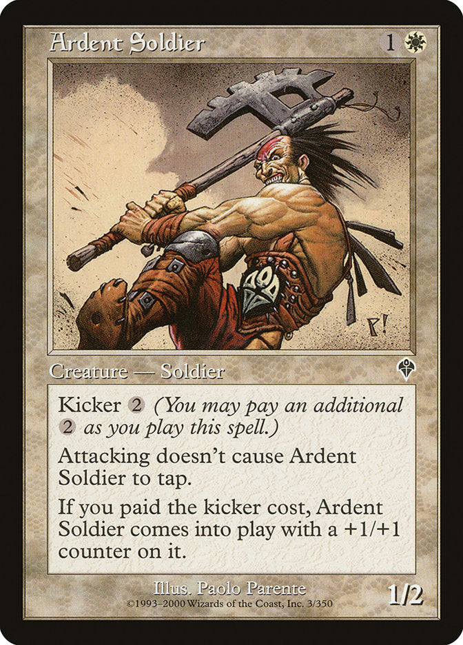 Ardent Soldier [Invasion] | Shuffle n Cut Hobbies & Games