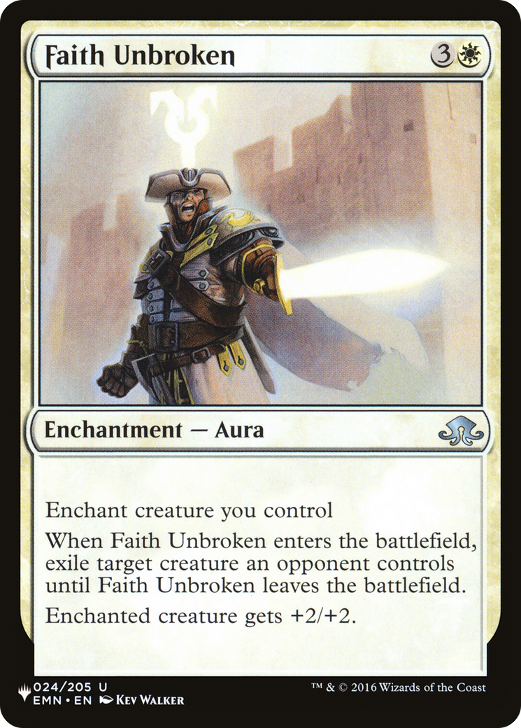 Faith Unbroken [The List] | Shuffle n Cut Hobbies & Games
