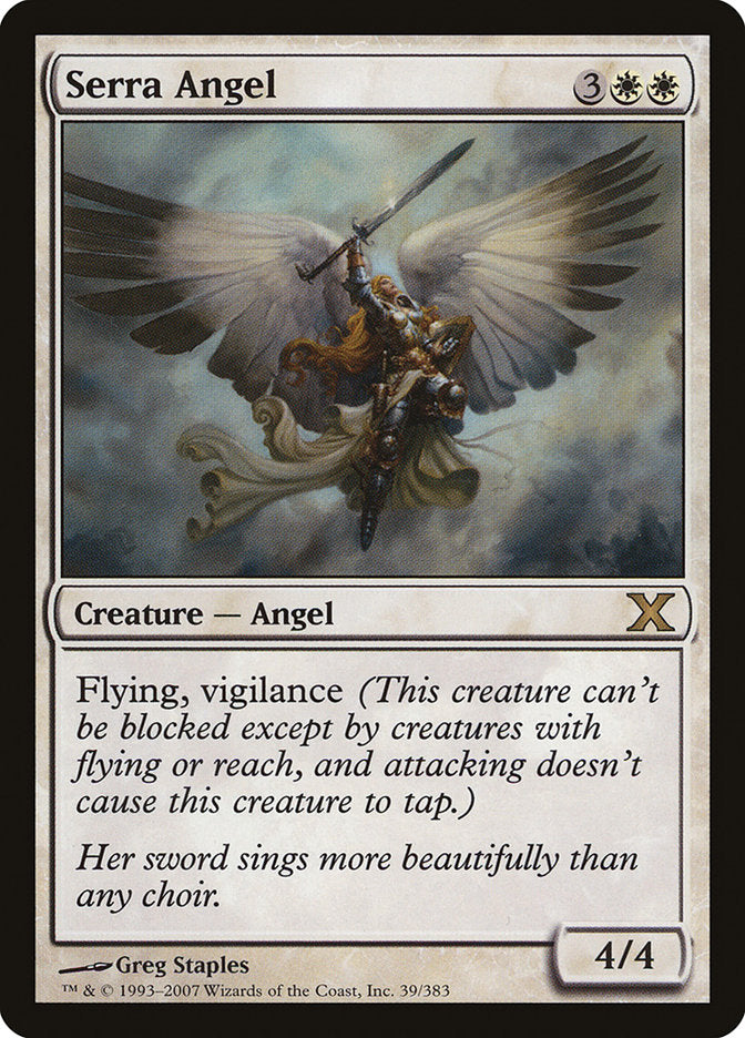 Serra Angel [Tenth Edition] | Shuffle n Cut Hobbies & Games