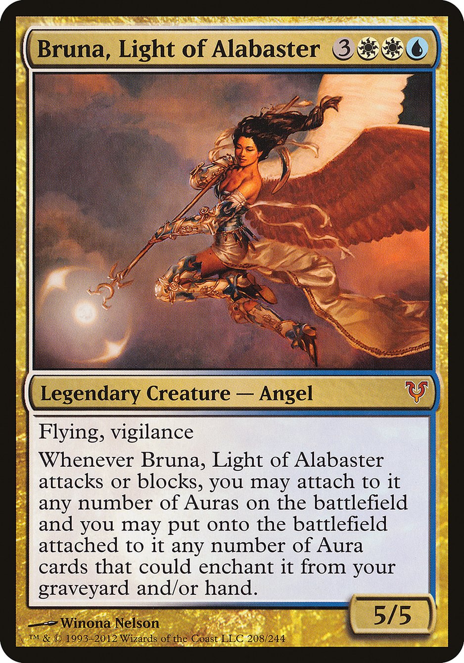Bruna, Light of Alabaster (Oversized) [Open the Helvault] | Shuffle n Cut Hobbies & Games