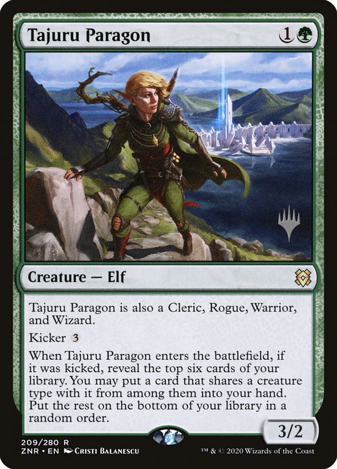 Tajuru Paragon (Promo Pack) [Zendikar Rising Promos] | Shuffle n Cut Hobbies & Games