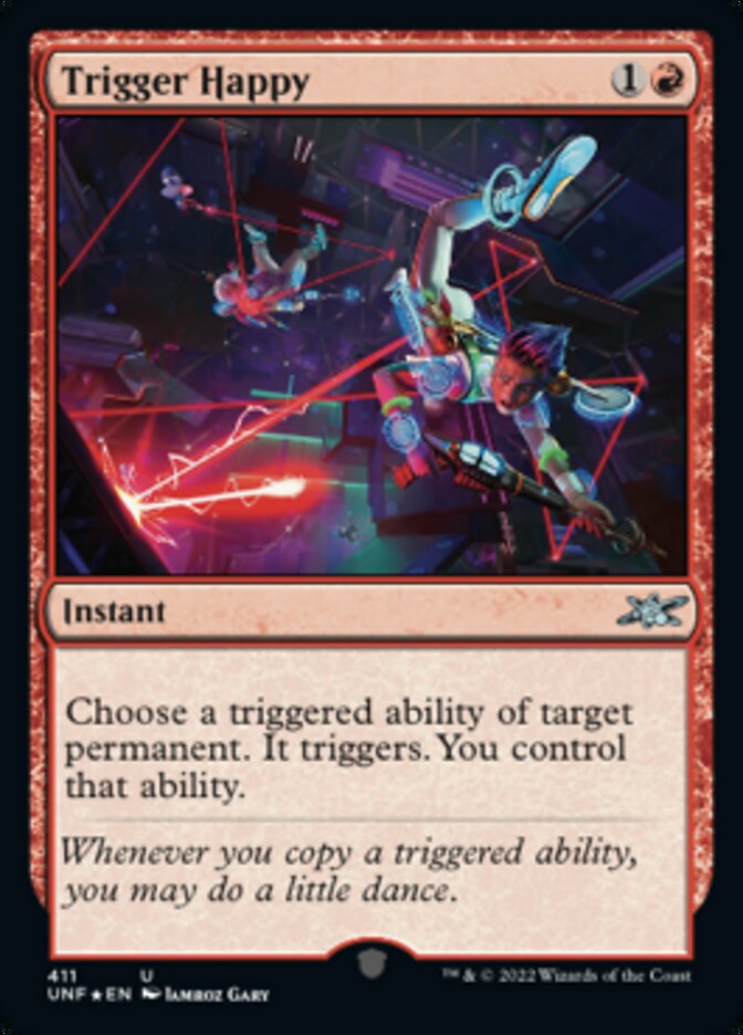 Trigger Happy (Galaxy Foil) [Unfinity] | Shuffle n Cut Hobbies & Games