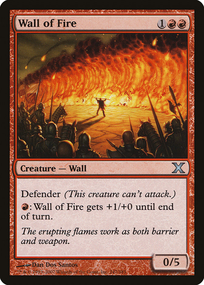 Wall of Fire [Tenth Edition] | Shuffle n Cut Hobbies & Games