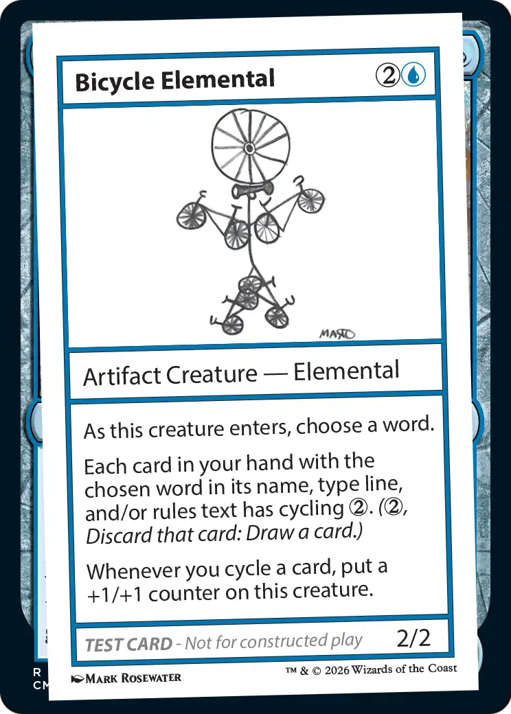 Bicycle Elemental [Mystery Booster Playtest Cards] | Shuffle n Cut Hobbies & Games