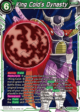 King Cold's Dynasty (Common) (BT13-084) [Supreme Rivalry] | Shuffle n Cut Hobbies & Games