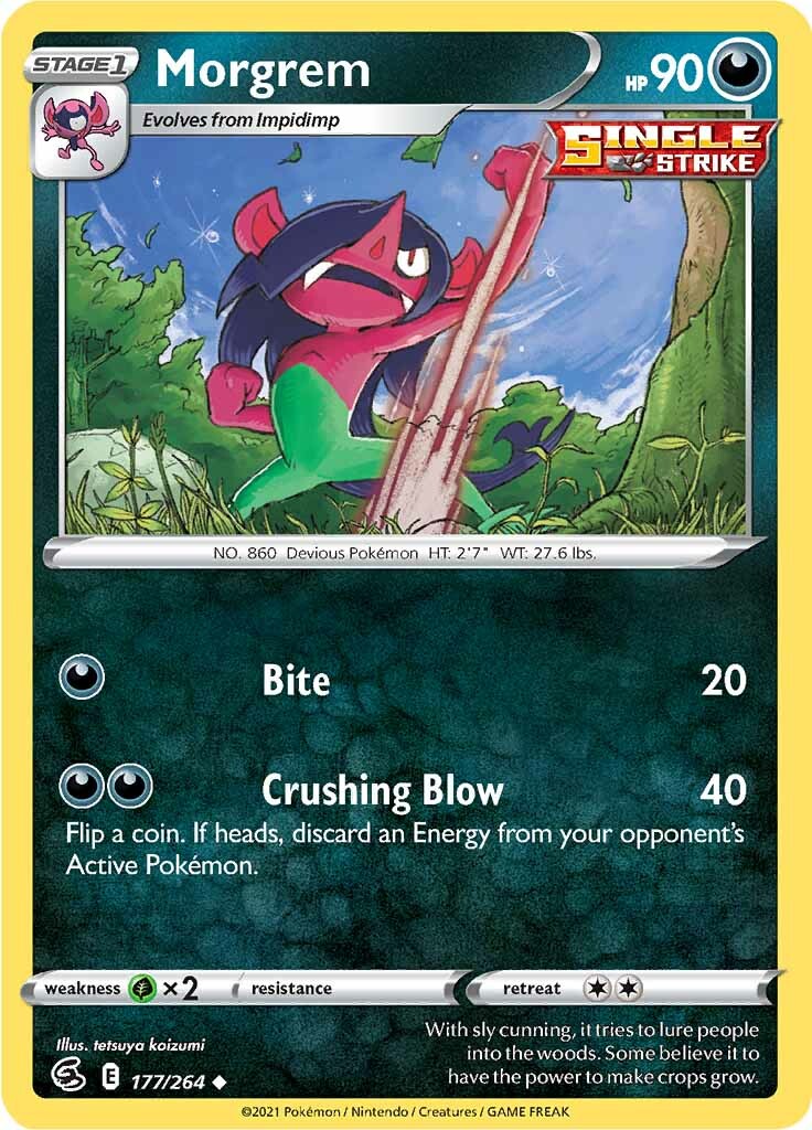Morgrem (177/264) [Sword & Shield: Fusion Strike] | Shuffle n Cut Hobbies & Games