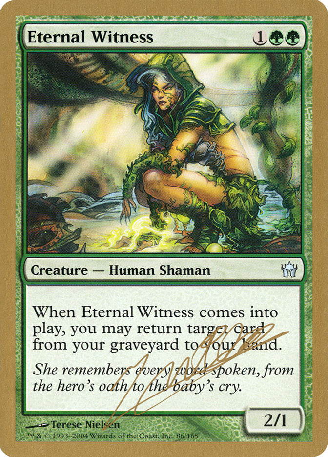 Eternal Witness (Julien Nuijten) [World Championship Decks 2004] | Shuffle n Cut Hobbies & Games