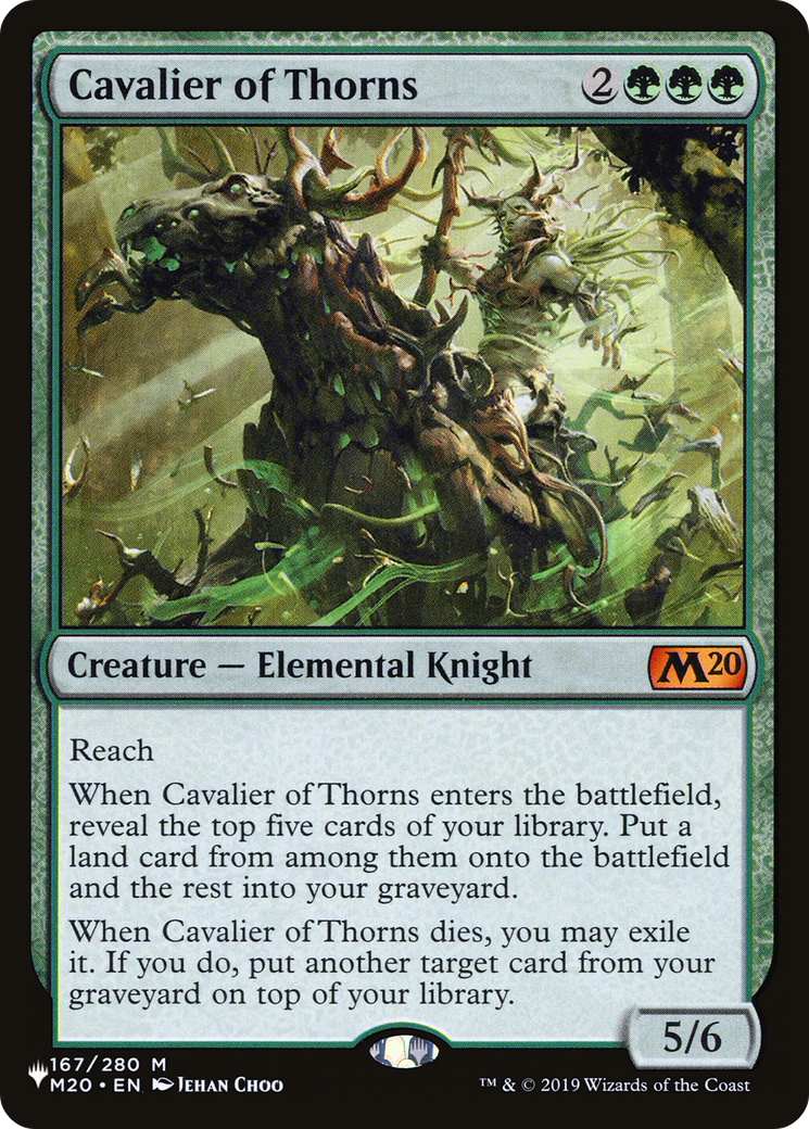 Cavalier of Thorns [The List] | Shuffle n Cut Hobbies & Games