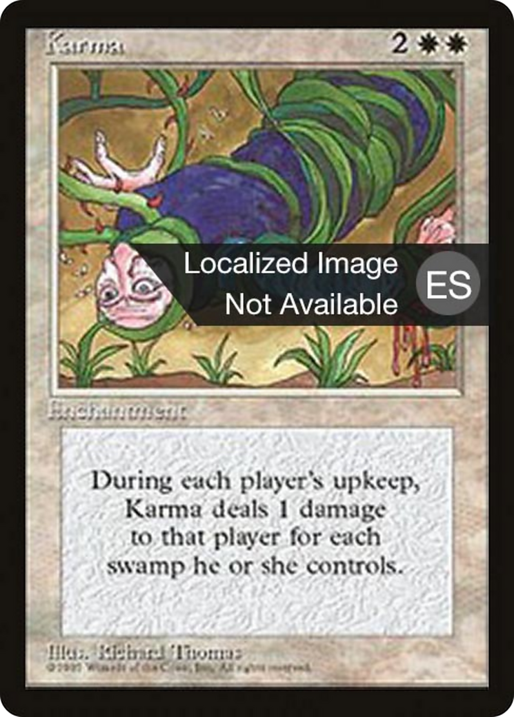 Karma [Fourth Edition Foreign Black Border] | Shuffle n Cut Hobbies & Games